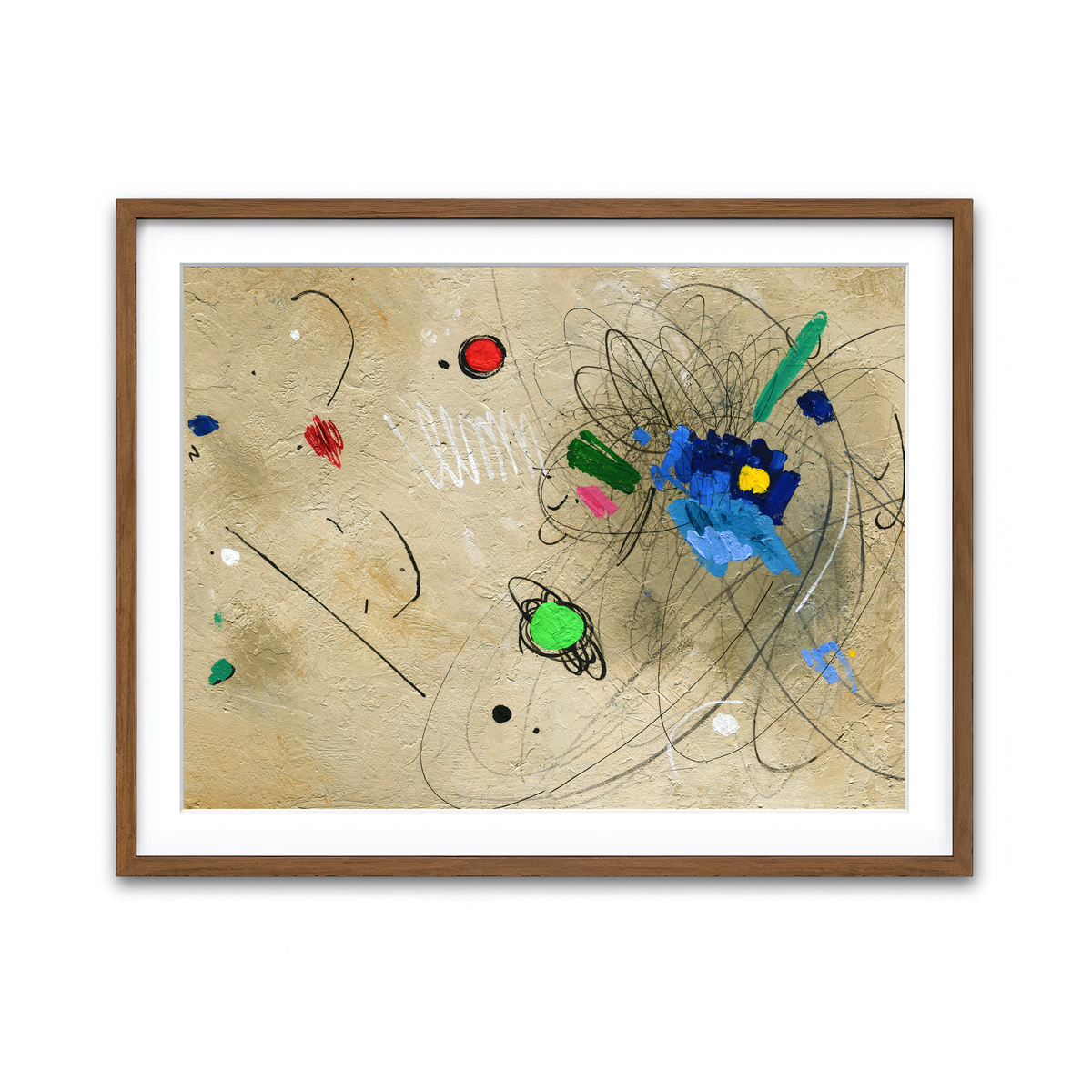 Framed Print 4x3 Walnut