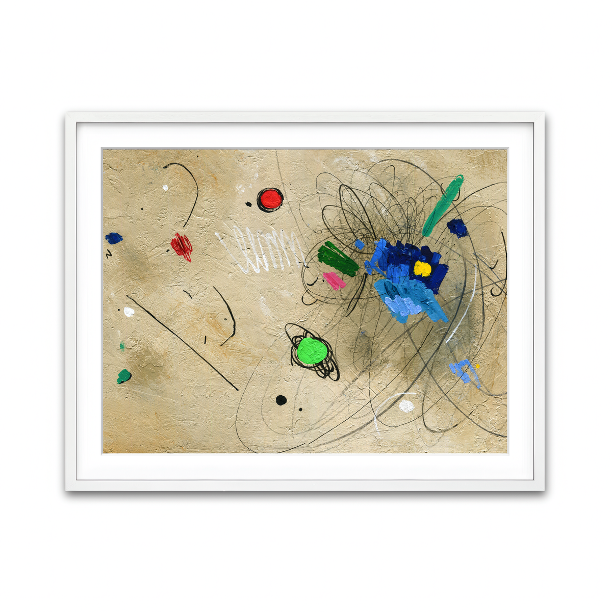 Framed Print 4x3 White