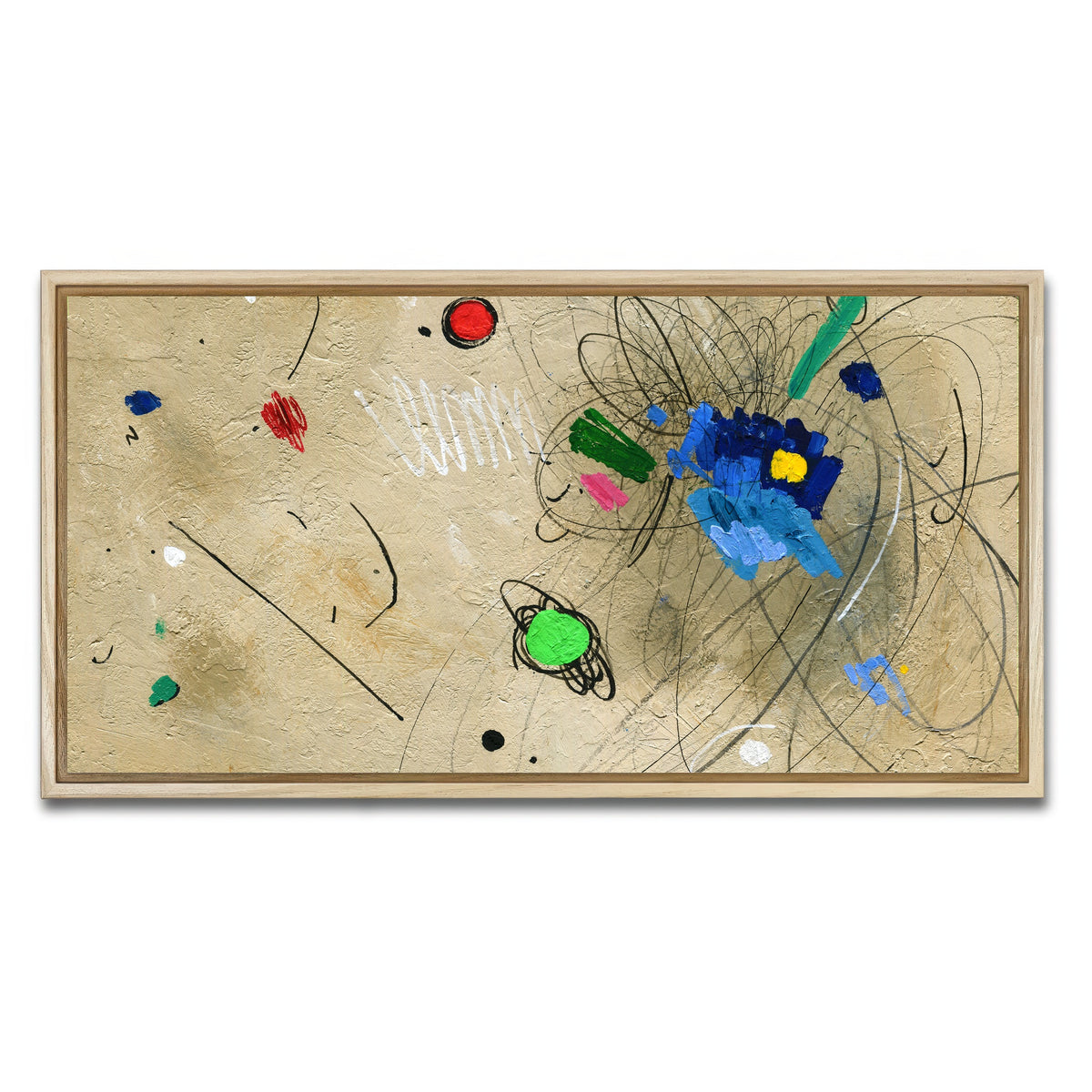 AUTO-MOCKUP WHITE | Colour | 1 Piece | Natural Framed Canvas | group=2x1