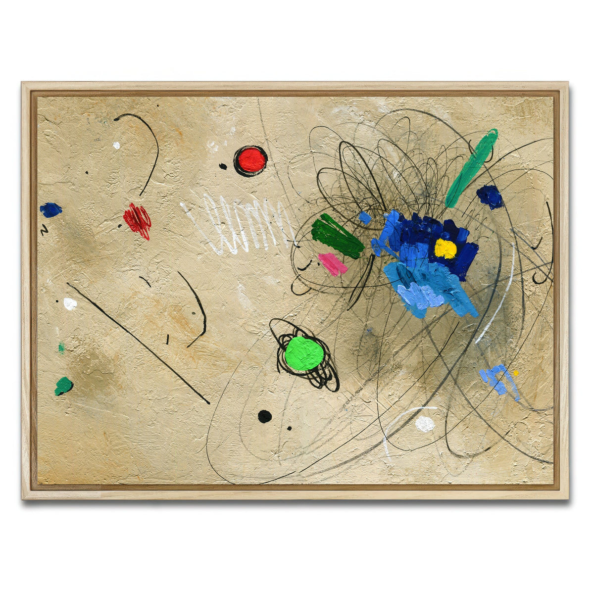 AUTO-MOCKUP WHITE | Colour | 1 Piece | Natural Framed Canvas | group=4x3