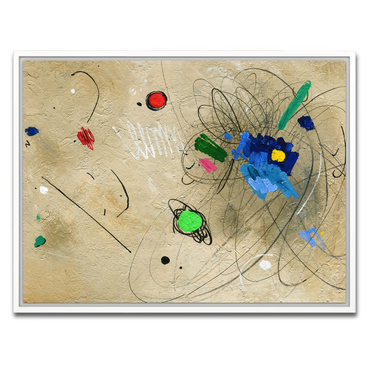 AUTO-MOCKUP WHITE | Colour | 1 Piece | White Framed Canvas | group=4x3