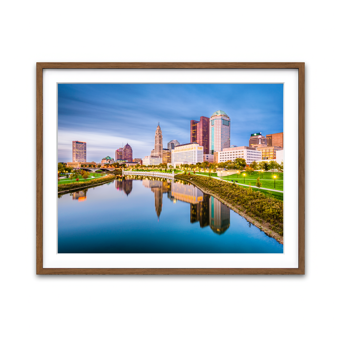Framed Print 4x3 Walnut