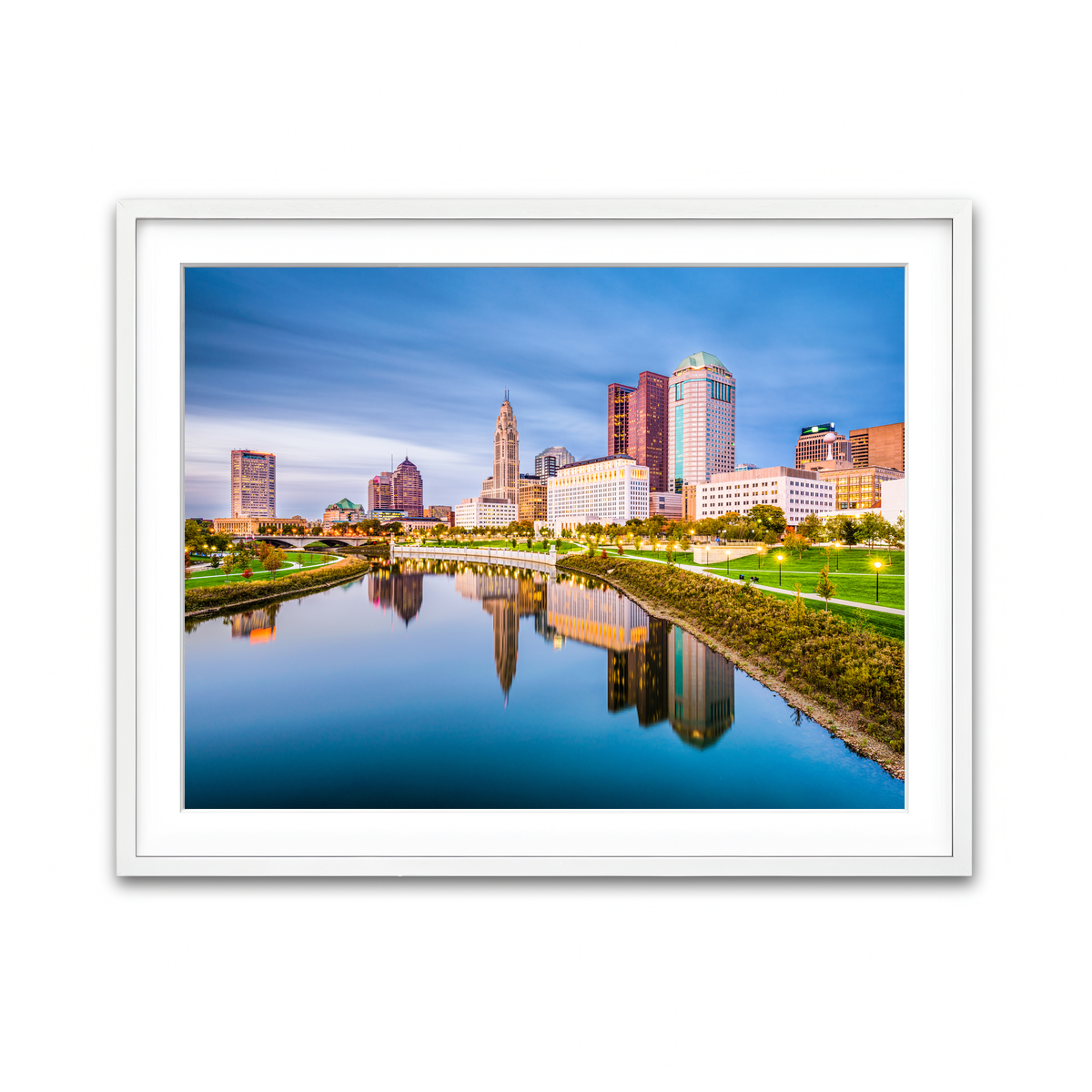 Framed Print 4x3 White