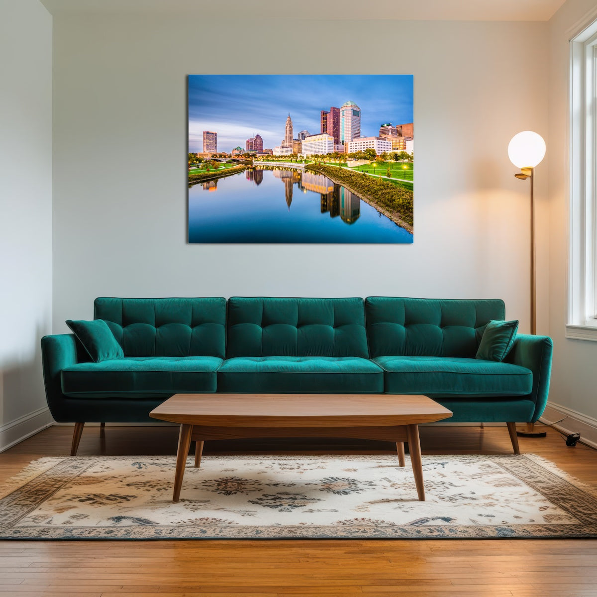 AUTO-MOCKUP ROOM | Columbus Ohio Skyline