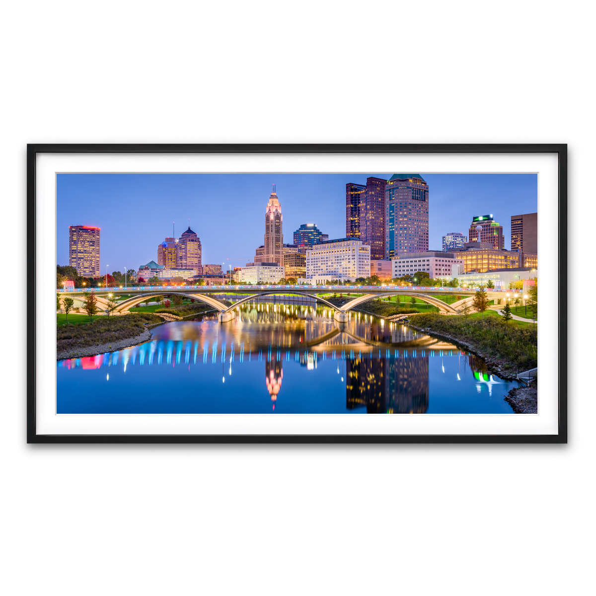 Framed Print 2x1 Black