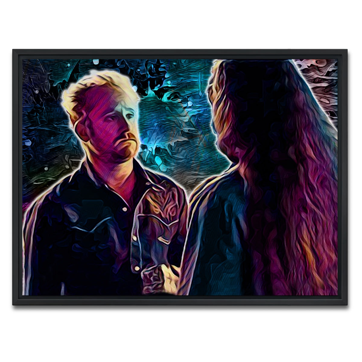 AUTO-MOCKUP WHITE | Comanche Hell or High Water | 1 Piece | Black Framed Canvas | group=4x3