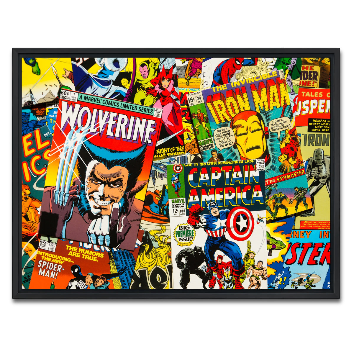 AUTO-MOCKUP WHITE | Comic Covers | 1 Piece | Black Framed Canvas | group=4x3