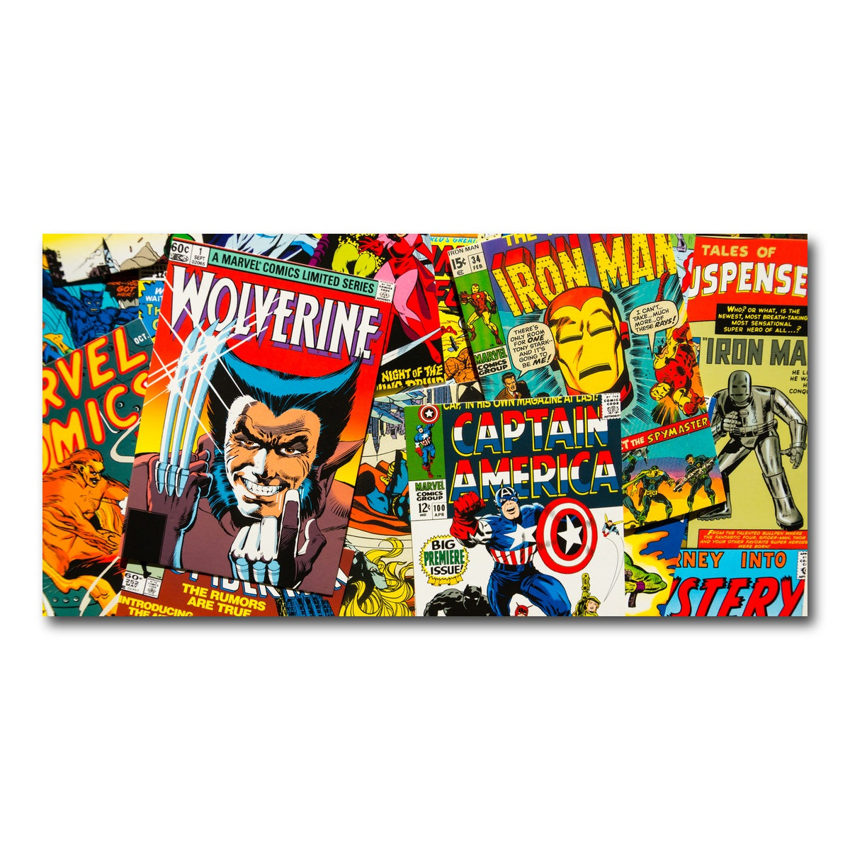 AUTO-MOCKUP WHITE | Comic Covers | 1 Piece | Gallery Wrap Canvas | group=2x1