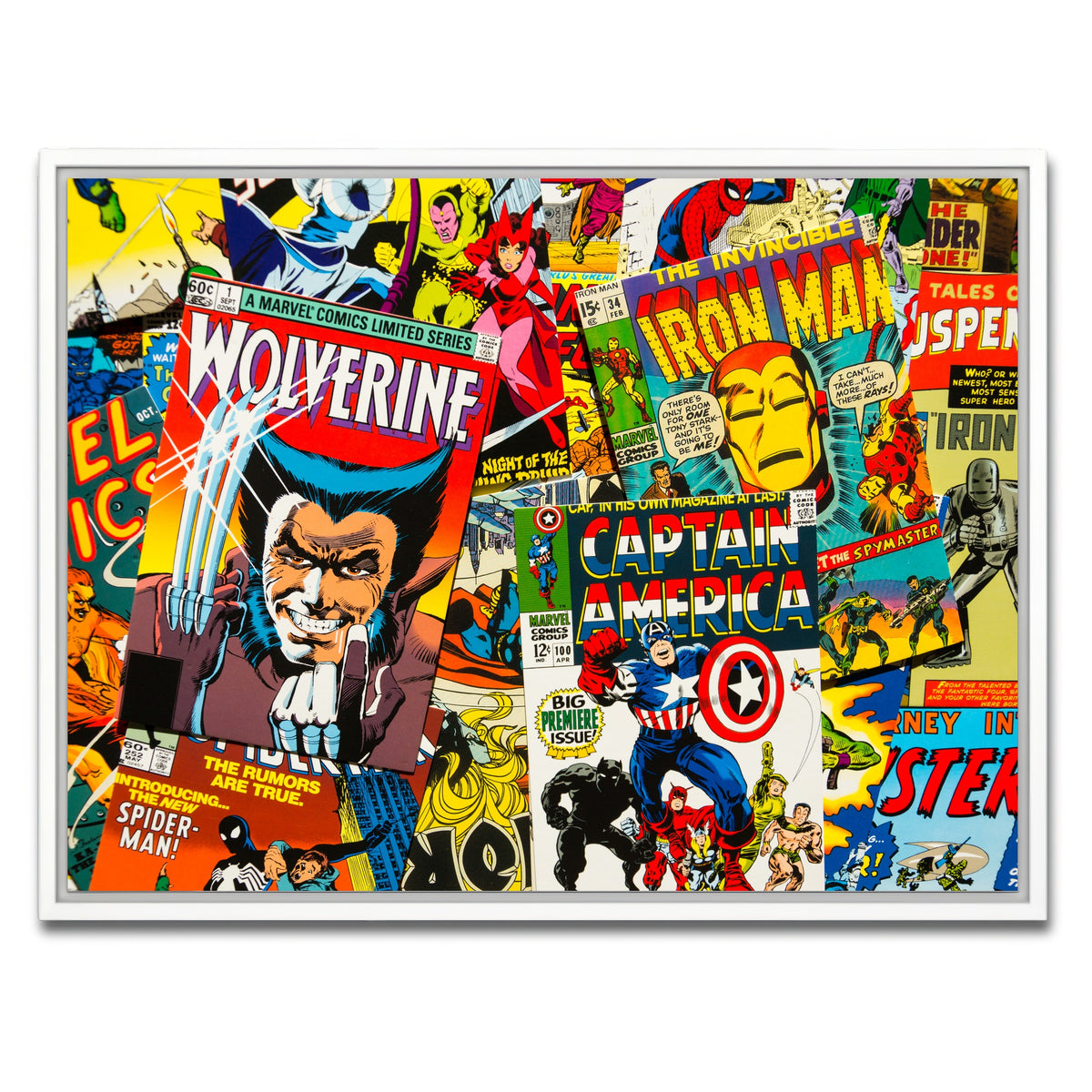 AUTO-MOCKUP WHITE | Comic Covers | 1 Piece | White Framed Canvas | group=4x3