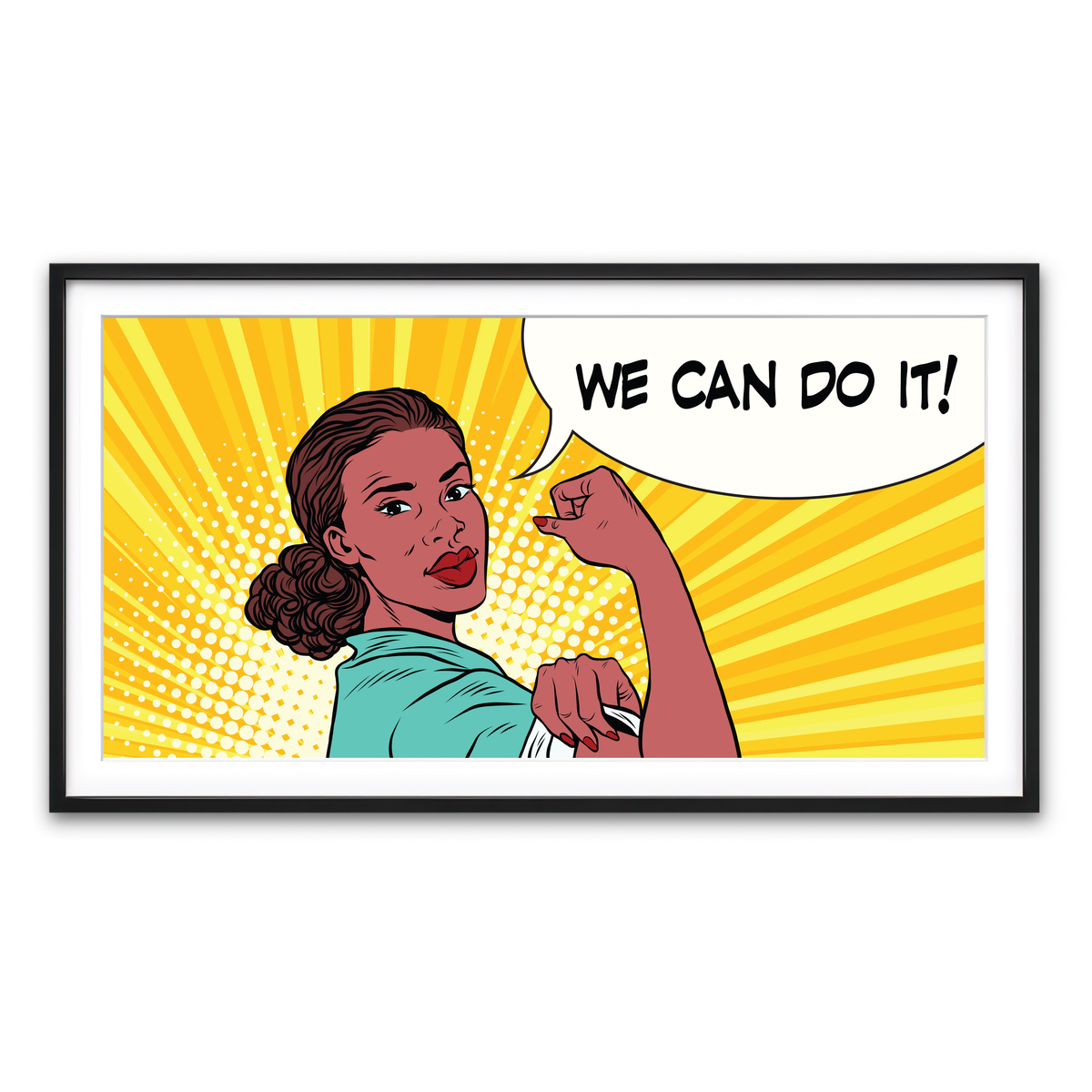 Framed Print 2x1 Black