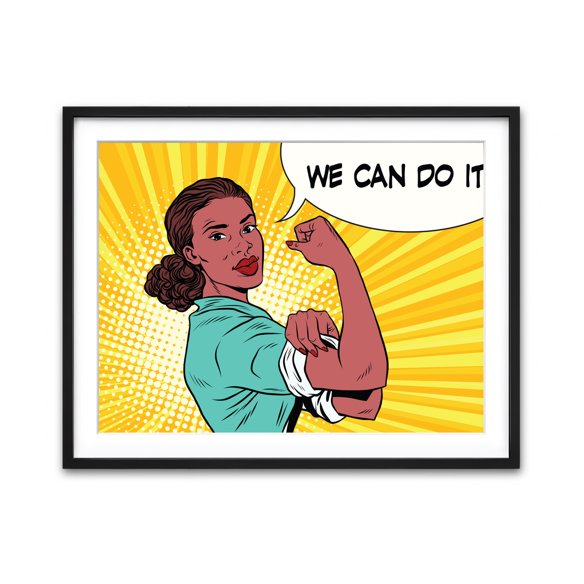 Framed Print 4x3 Black