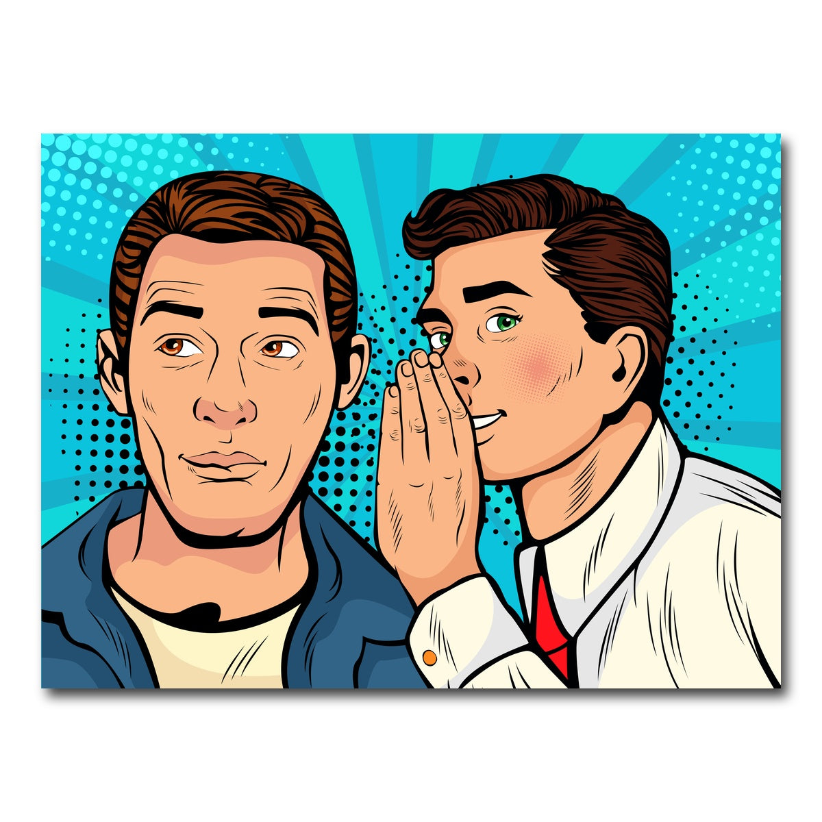 AUTO-MOCKUP WHITE | Comic Whisper | 1 Piece | Gallery Wrap Canvas | group=4x3