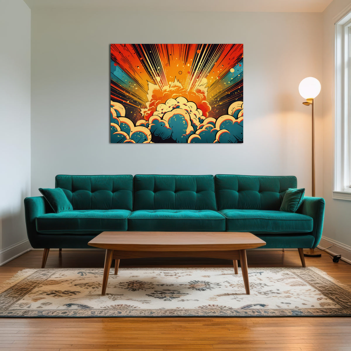 AUTO-MOCKUP ROOM | Comic book explosion