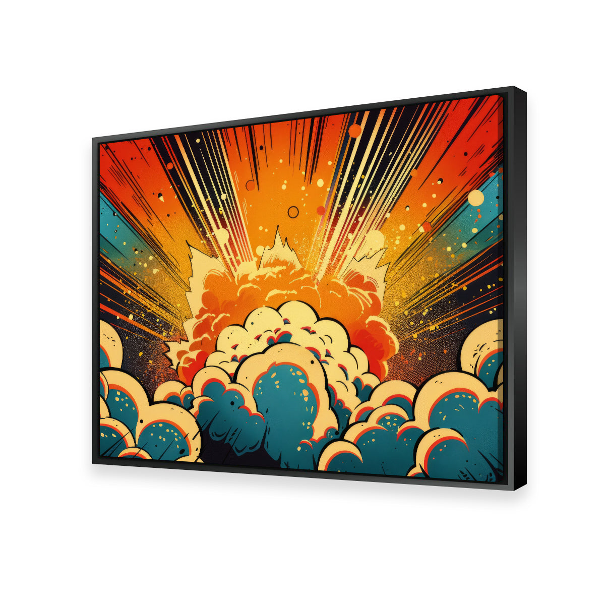 Comic Book Explosion Wall Art