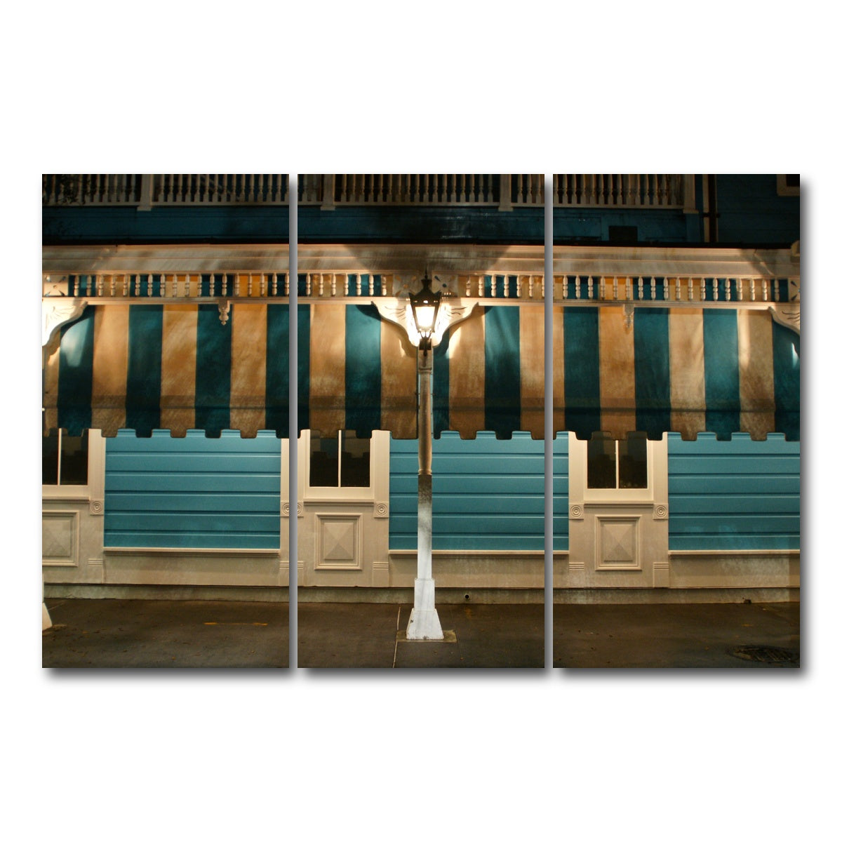AUTO-MOCKUP WHITE | Commander's Palace, New Orleans | 3 Piece | Gallery Wrap Canvas | group=12x24