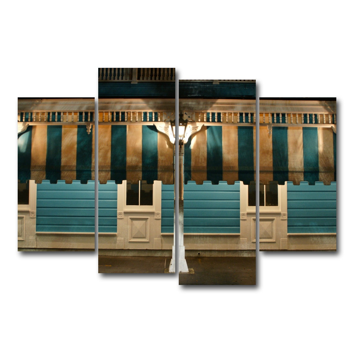 AUTO-MOCKUP WHITE | Commander's Palace, New Orleans | 4 Piece | Gallery Wrap Canvas | group=4_short