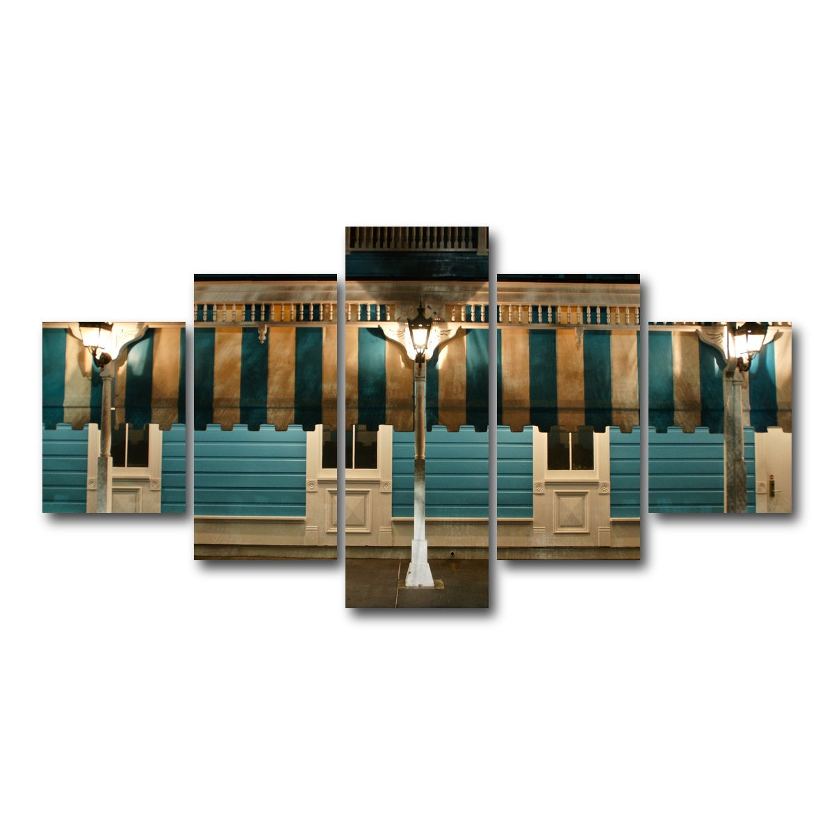 AUTO-MOCKUP WHITE | Commander's Palace, New Orleans | 5 Piece | Gallery Wrap Canvas | group=5_short