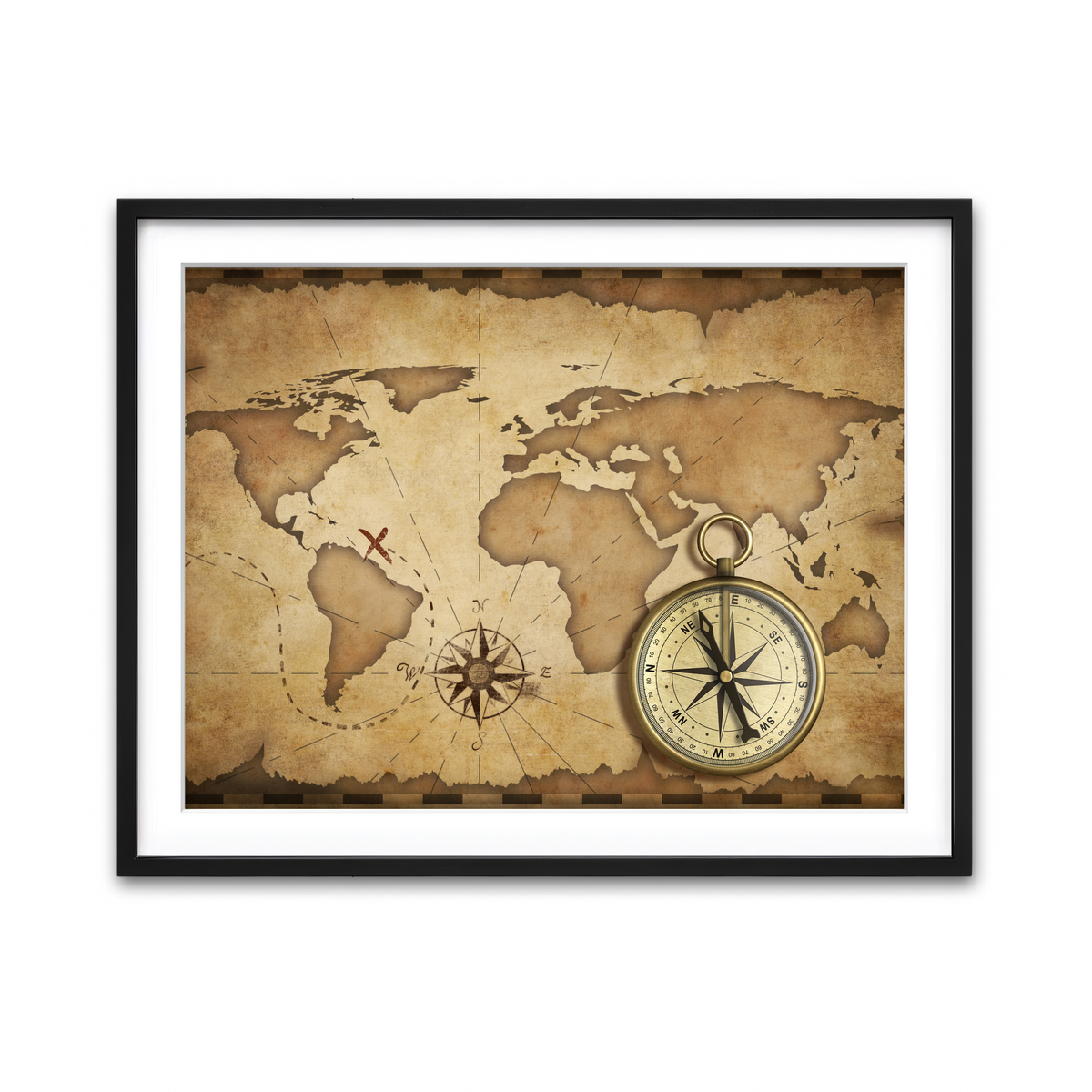 Framed Print 4x3 Black