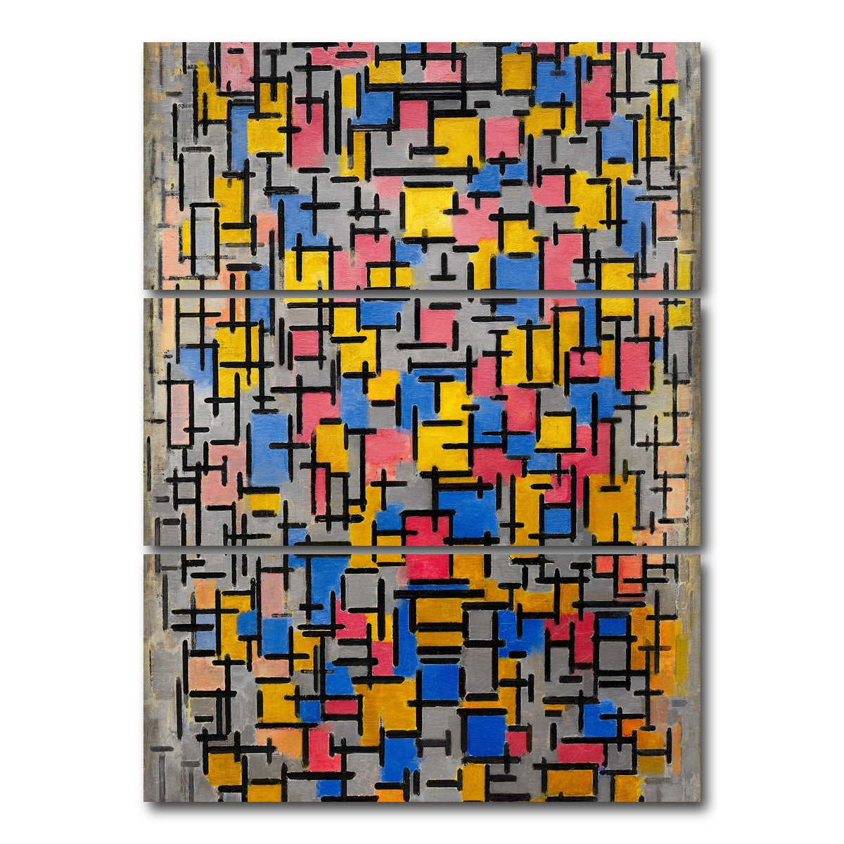 AUTO-MOCKUP WHITE | Compositie | 3 Piece | Gallery Wrap Canvas | group=8x18_stacked