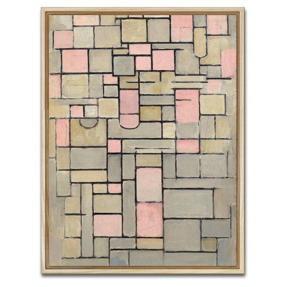 AUTO-MOCKUP WHITE | Composition 8 | 1 Piece | Natural Framed Canvas | group=3x4