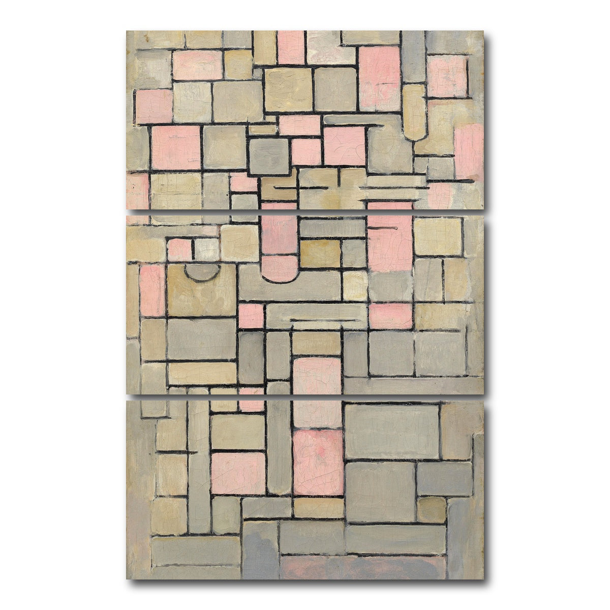 AUTO-MOCKUP WHITE | Composition 8 | 3 Piece | Gallery Wrap Canvas | group=12x24_stacked