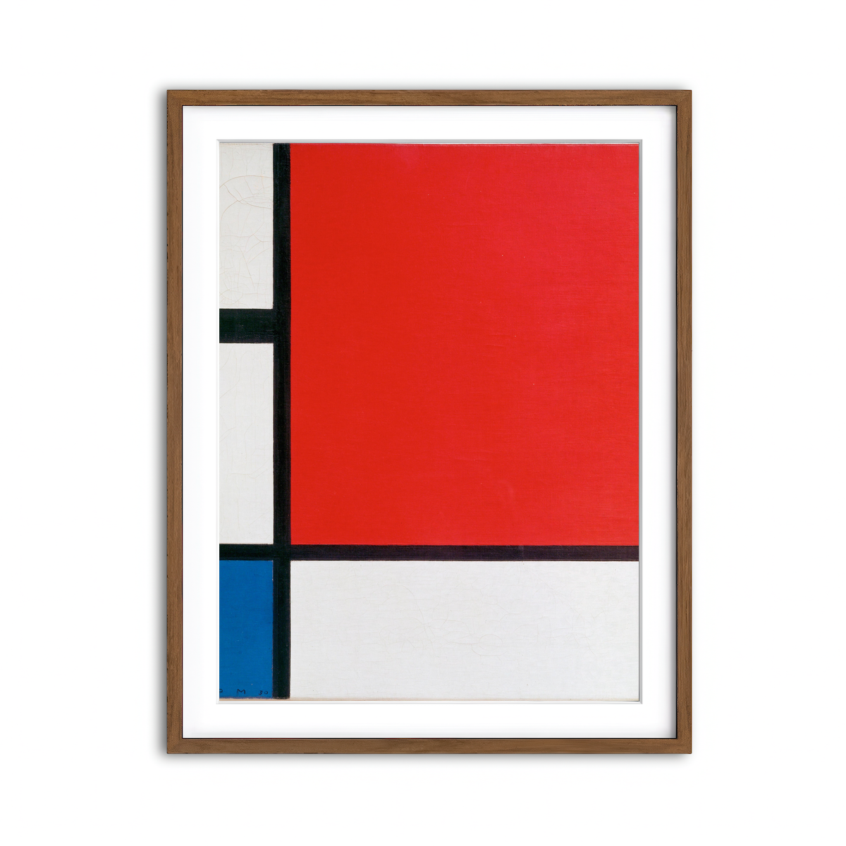 Framed Print 3x4 Walnut