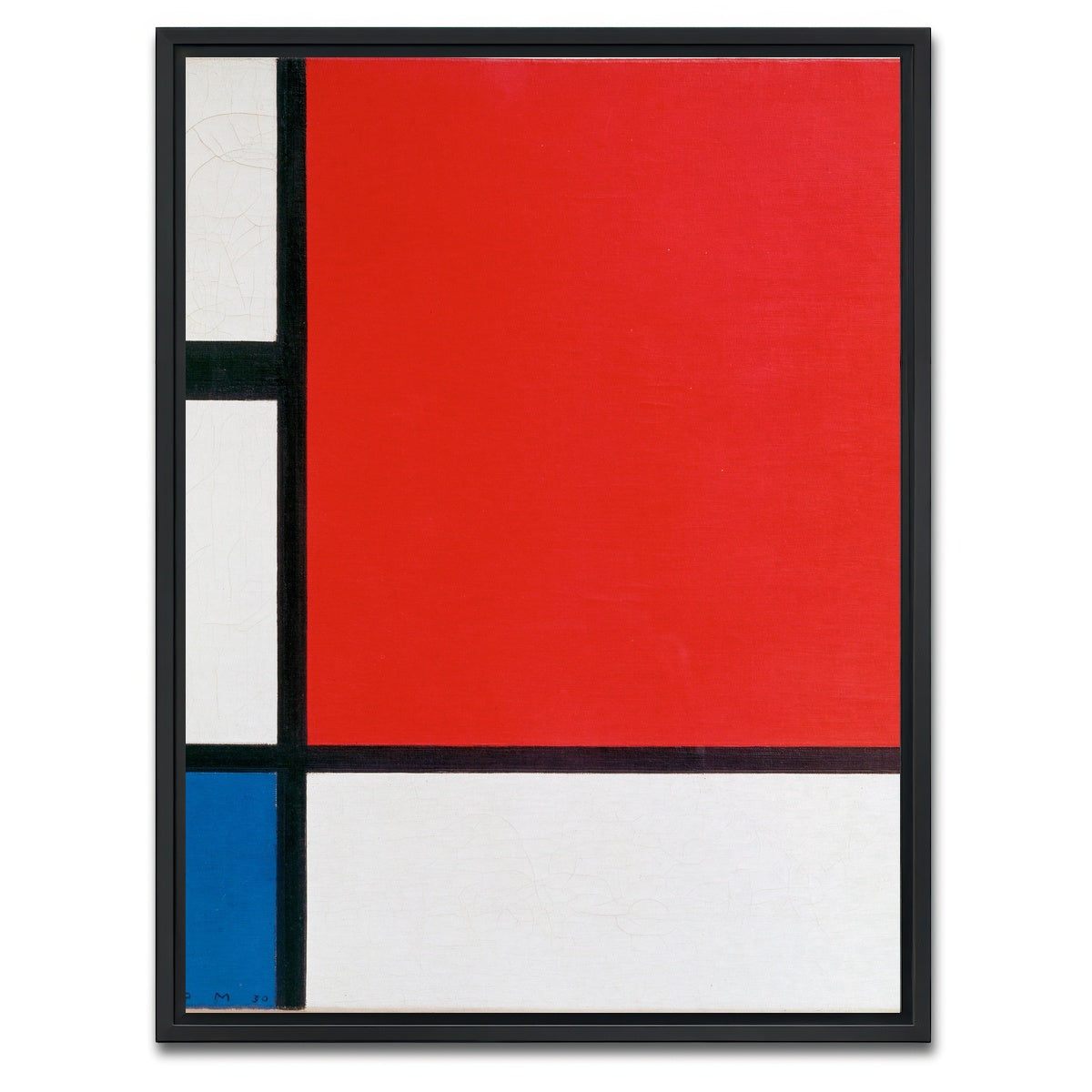 AUTO-MOCKUP WHITE | Composition II | 1 Piece | Black Framed Canvas | group=3x4