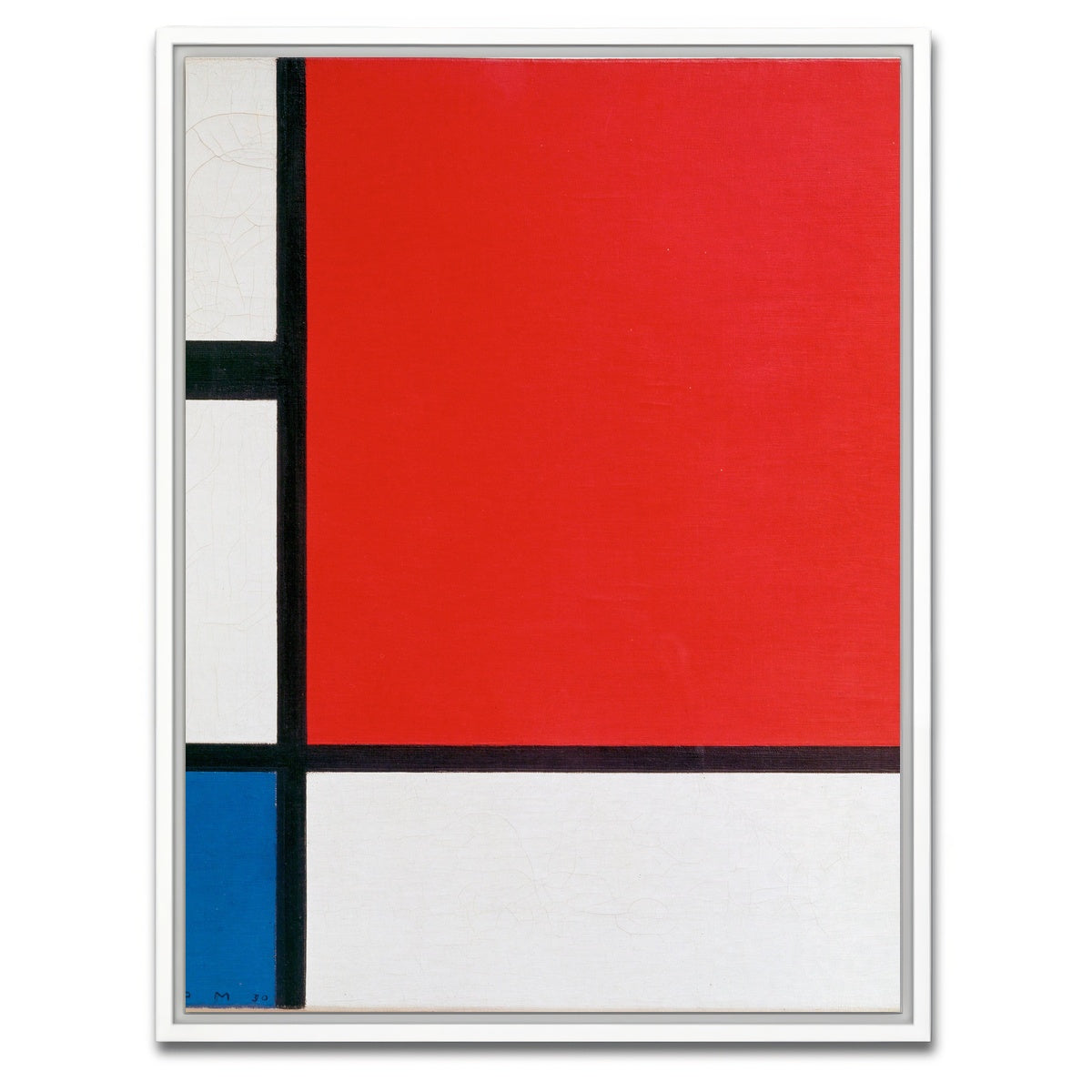 AUTO-MOCKUP WHITE | Composition II | 1 Piece | White Framed Canvas | group=3x4