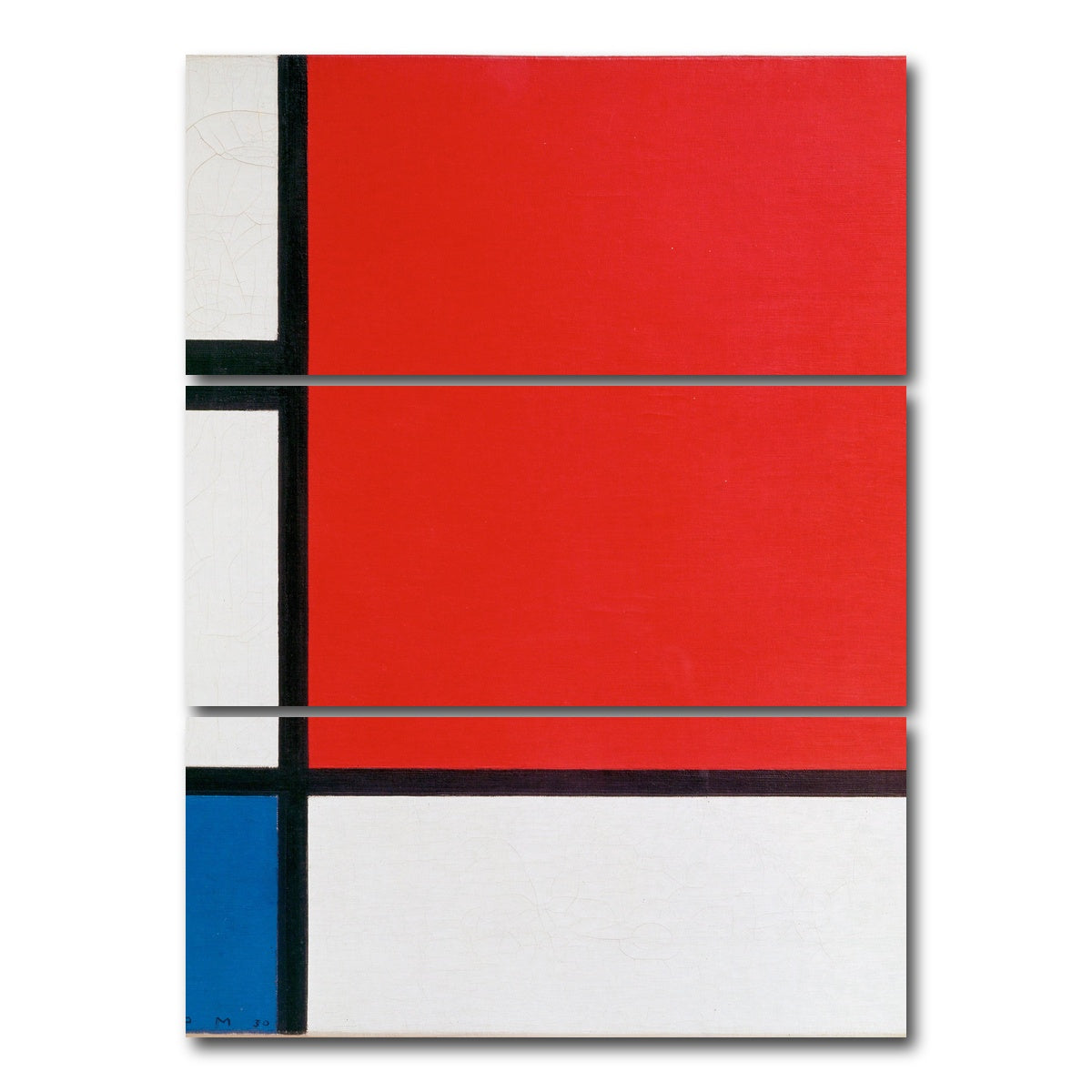 AUTO-MOCKUP WHITE | Composition II | 3 Piece | Gallery Wrap Canvas | group=8x18_stacked