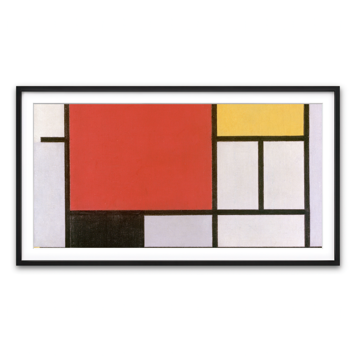 Framed Print 2x1 Black