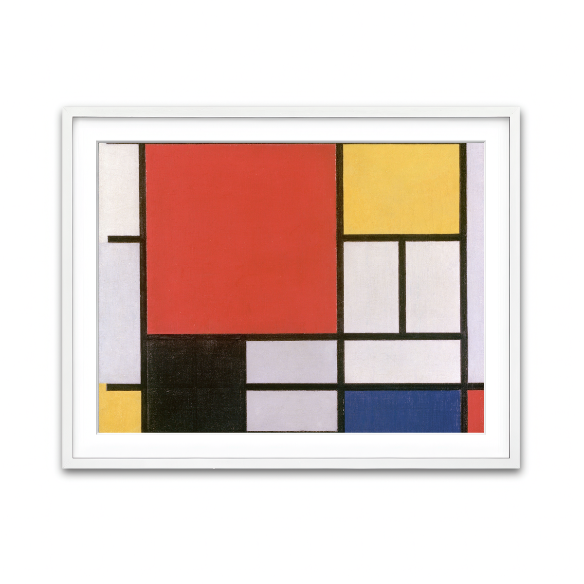 Framed Print 4x3 White