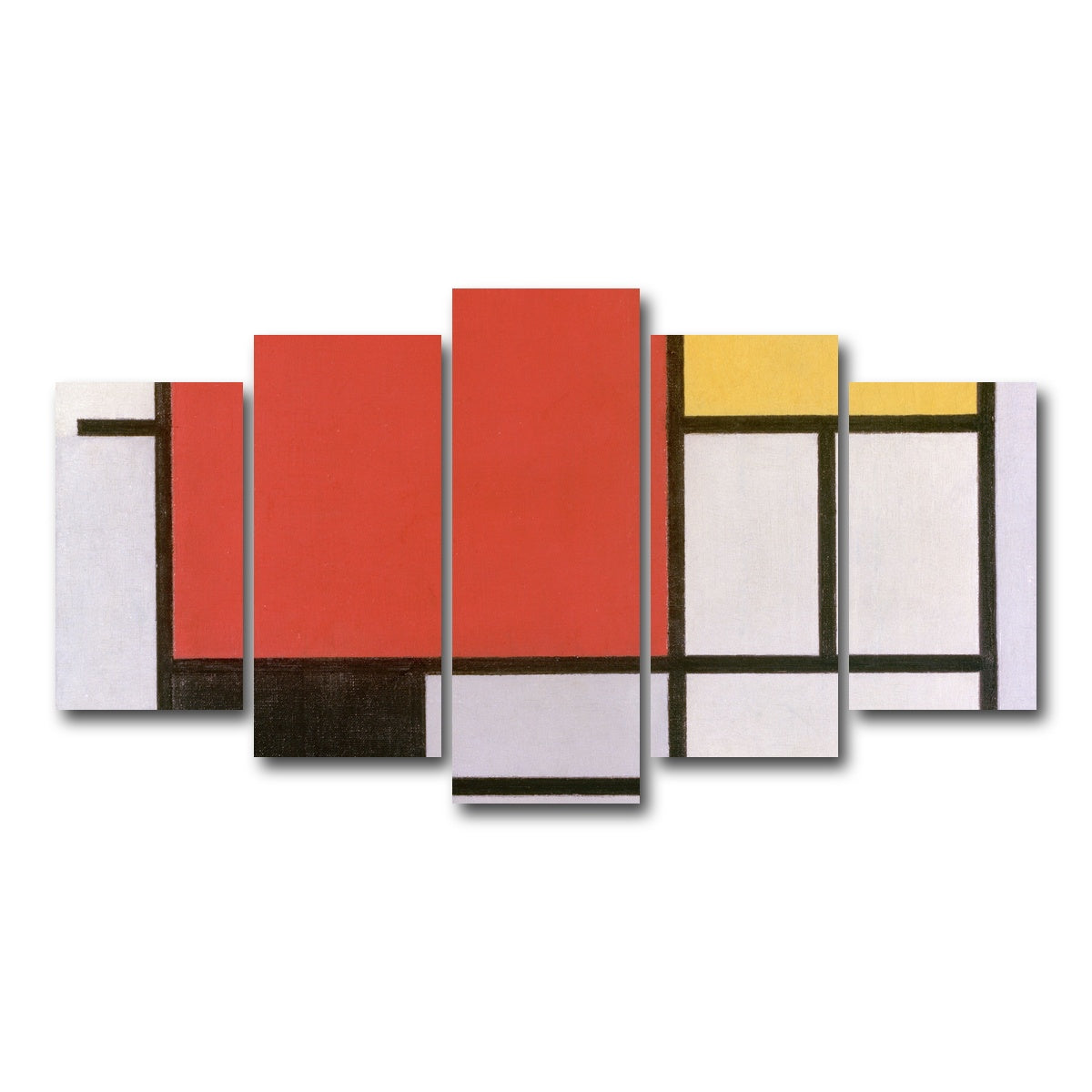 AUTO-MOCKUP WHITE | Composition No III | 5 Piece | Gallery Wrap Canvas | group=5_normal