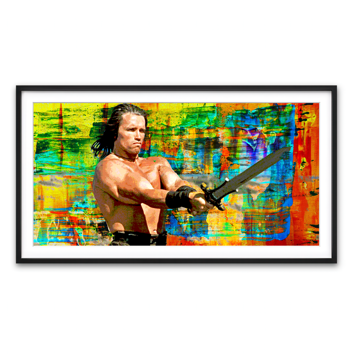 Framed Print 2x1 Black