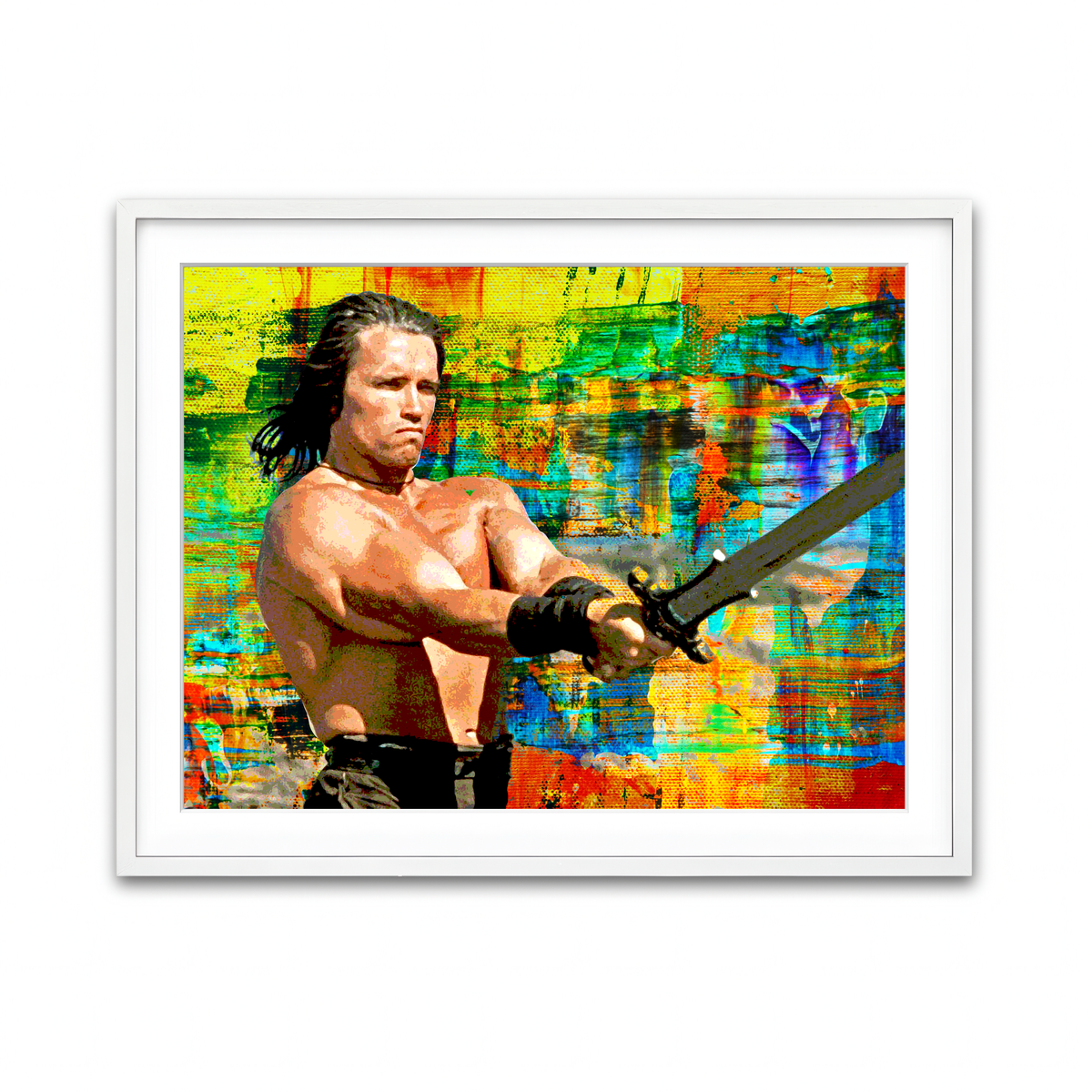 Framed Print 4x3 White