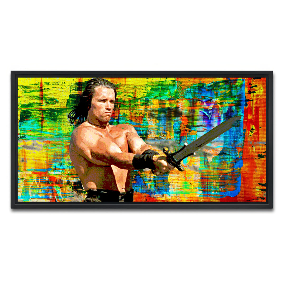 AUTO-MOCKUP WHITE | Conan the Barbarian | 1 Piece | Black Framed Canvas | group=2x1