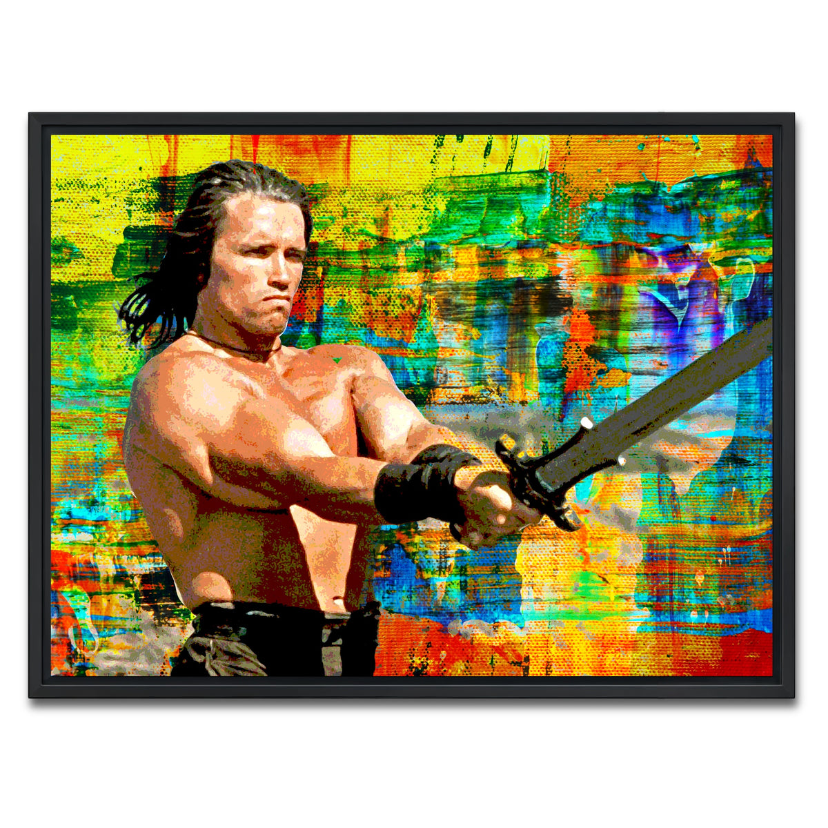 AUTO-MOCKUP WHITE | Conan the Barbarian | 1 Piece | Black Framed Canvas | group=4x3