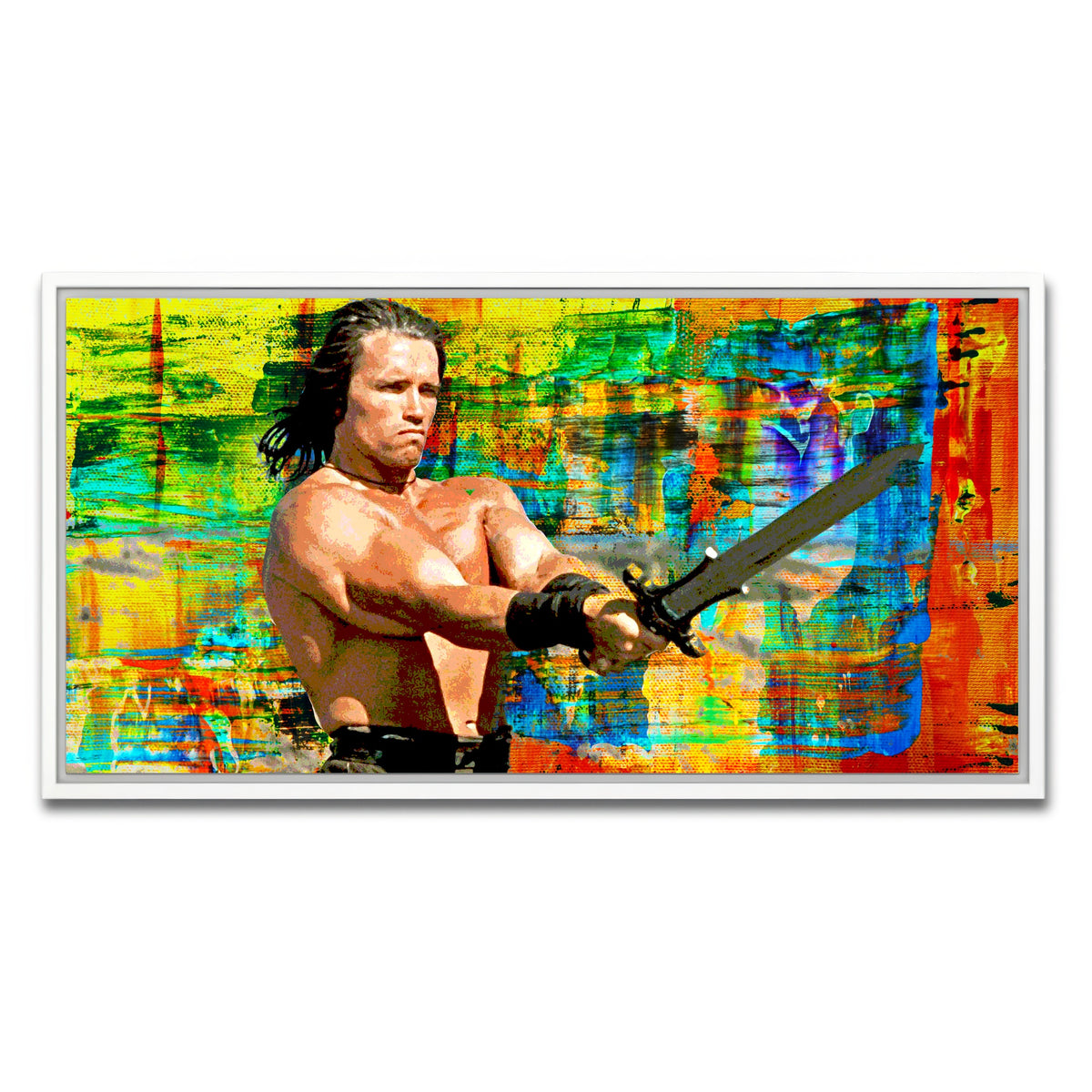 AUTO-MOCKUP WHITE | Conan the Barbarian | 1 Piece | White Framed Canvas | group=2x1