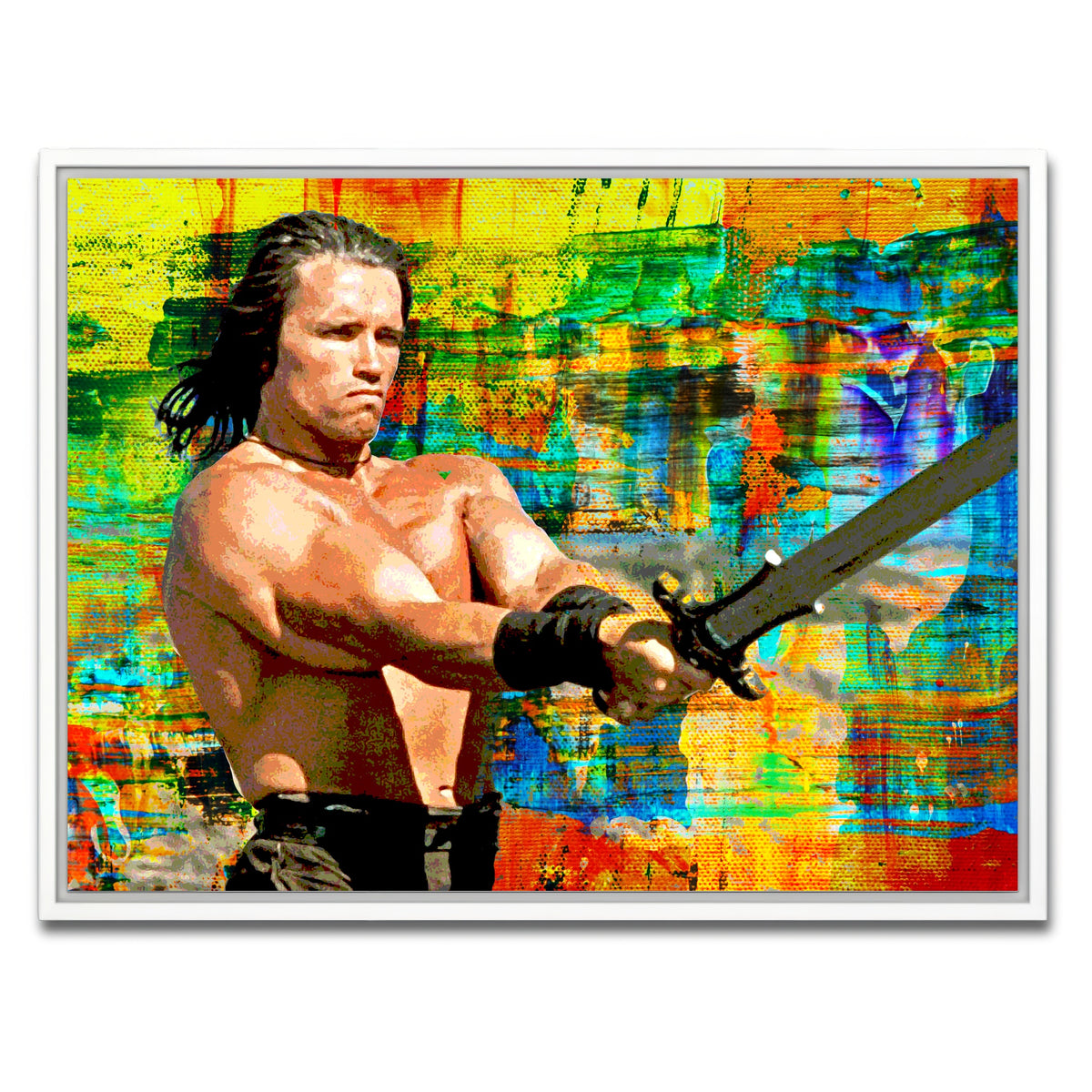 AUTO-MOCKUP WHITE | Conan the Barbarian | 1 Piece | White Framed Canvas | group=4x3