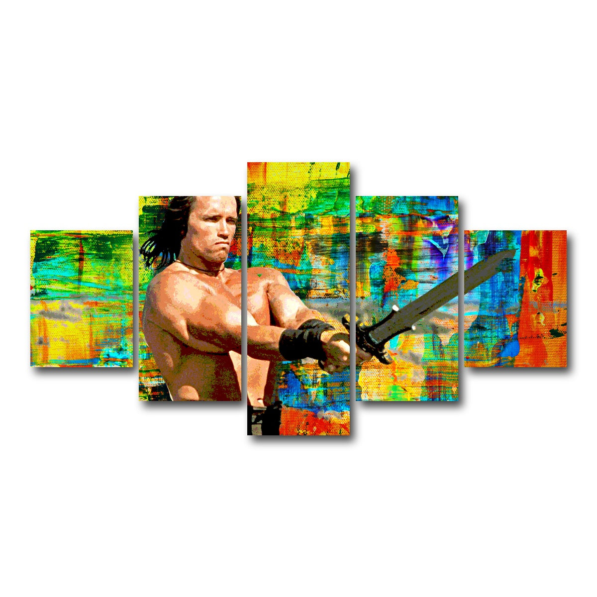 AUTO-MOCKUP WHITE | Conan the Barbarian | 5 Piece | Gallery Wrap Canvas | group=5_short