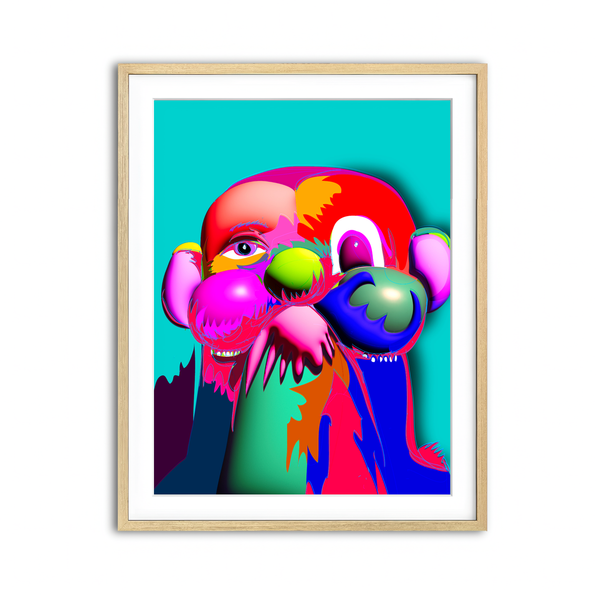 Framed Print 3x4 Natural