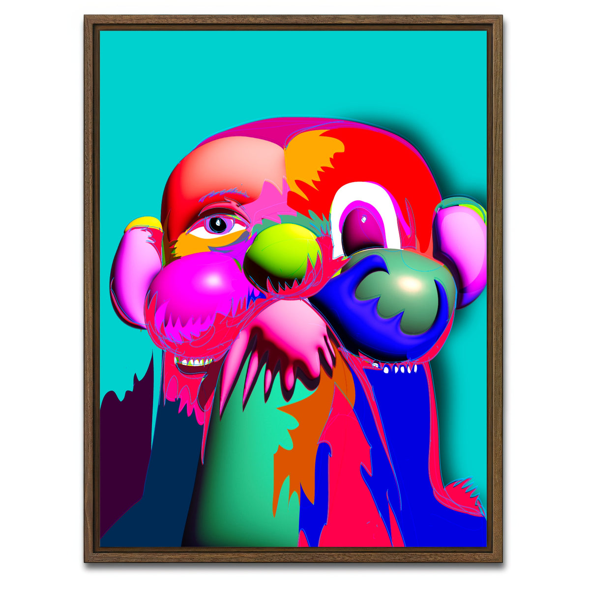 AUTO-MOCKUP WHITE | Condo Drome | 1 Piece | Walnut Framed Canvas | group=3x4