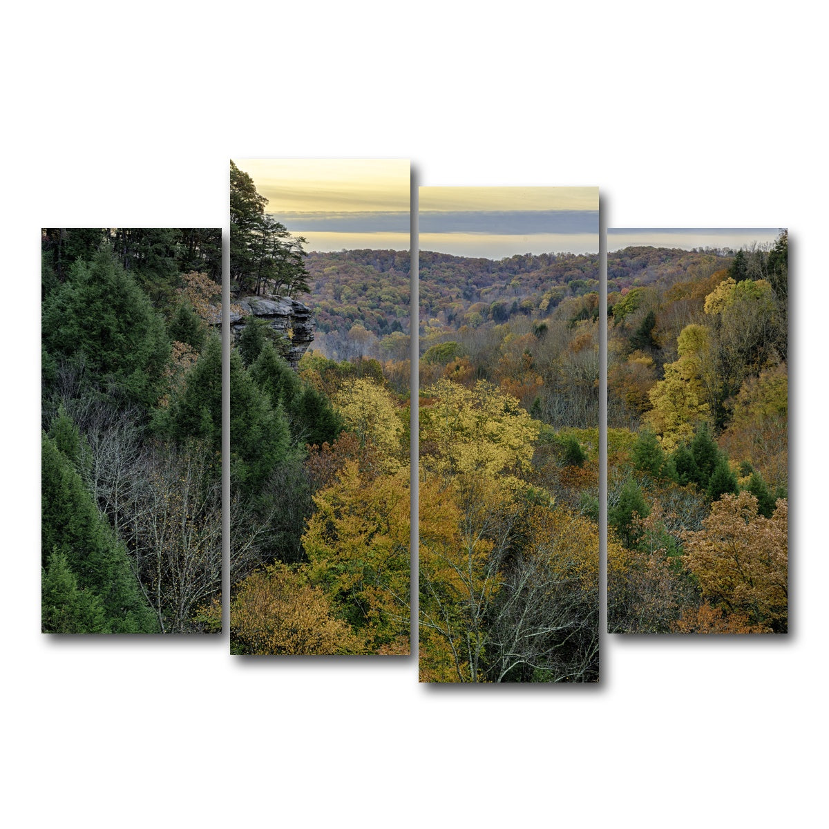 AUTO-MOCKUP WHITE | Conkle's Hollow State Nature Preserve | 4 Piece | Gallery Wrap Canvas | group=4_normal