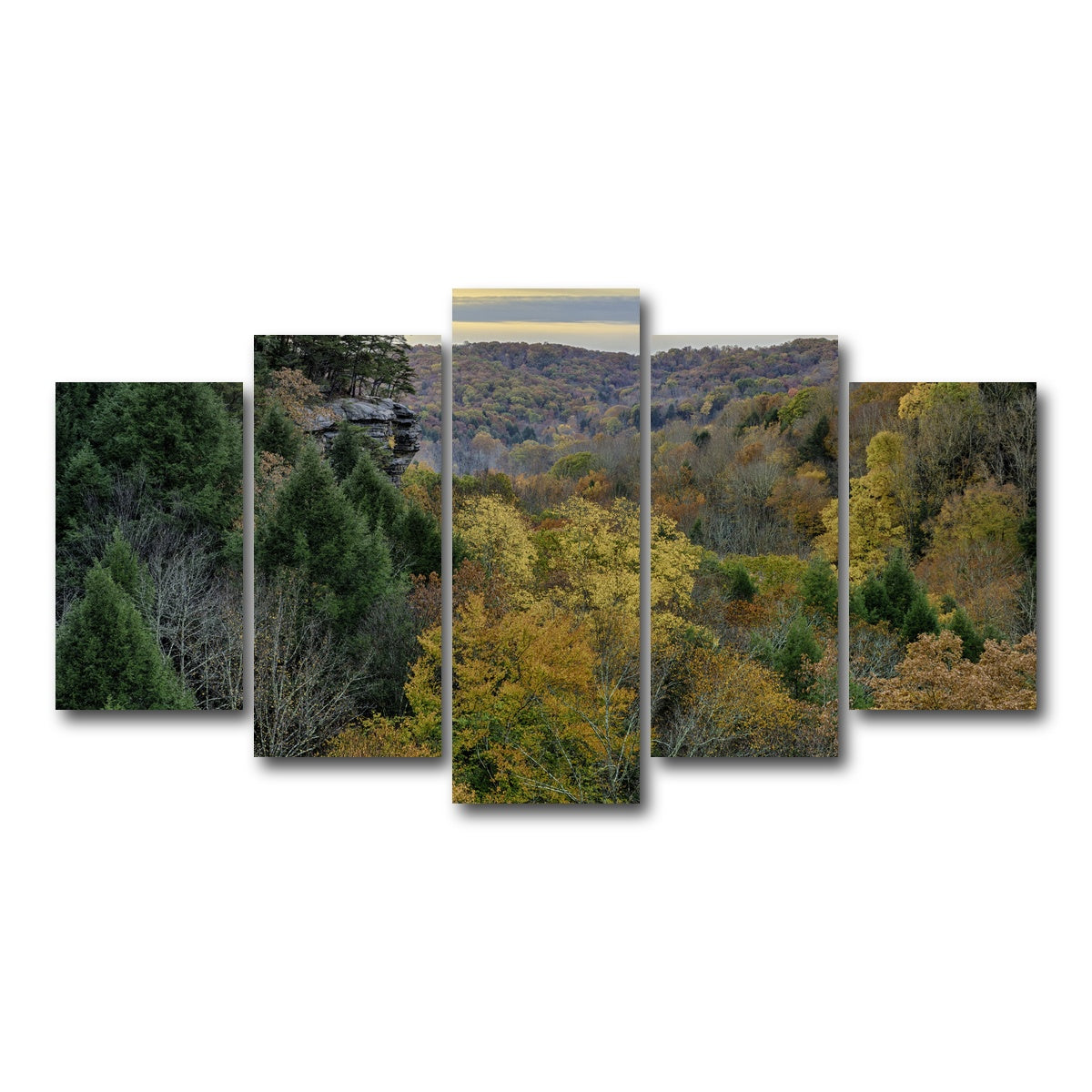 AUTO-MOCKUP WHITE | Conkle's Hollow State Nature Preserve | 5 Piece | Gallery Wrap Canvas | group=5_normal