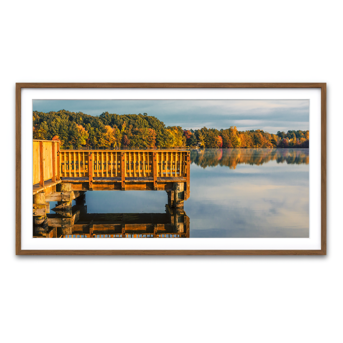 Framed Print 2x1 Walnut
