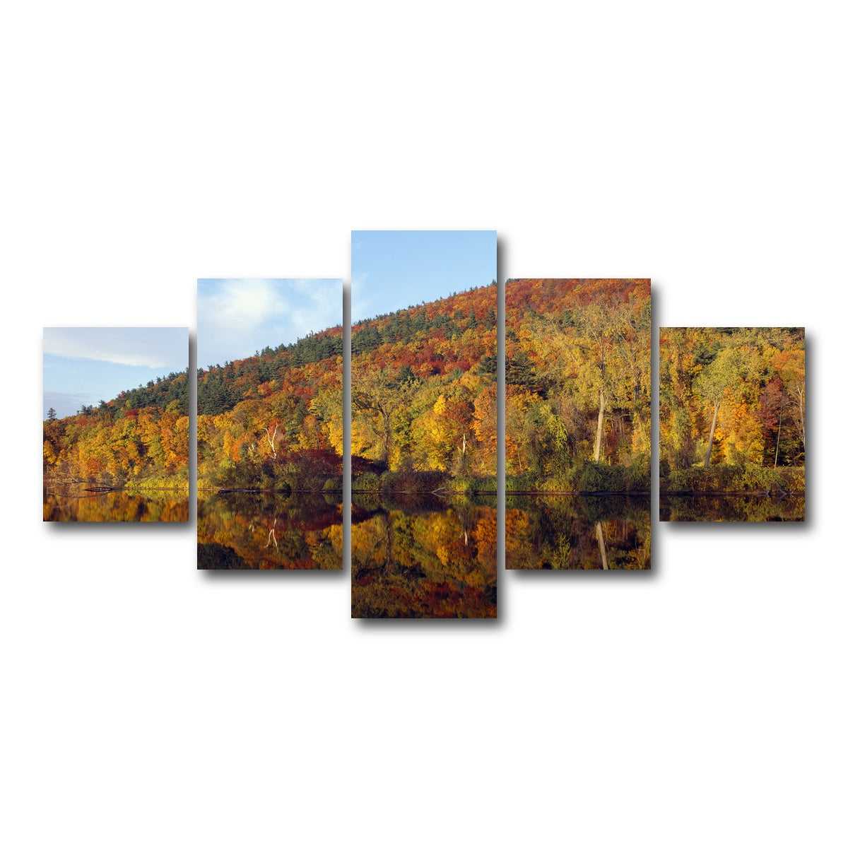 AUTO-MOCKUP WHITE | Connecticut River | 5 Piece | Gallery Wrap Canvas | group=5_short