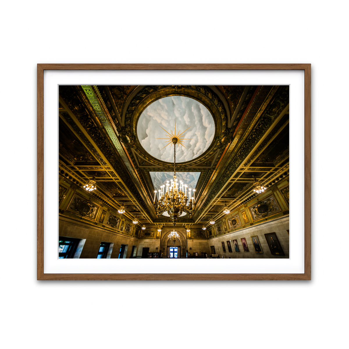 Framed Print 4x3 Walnut