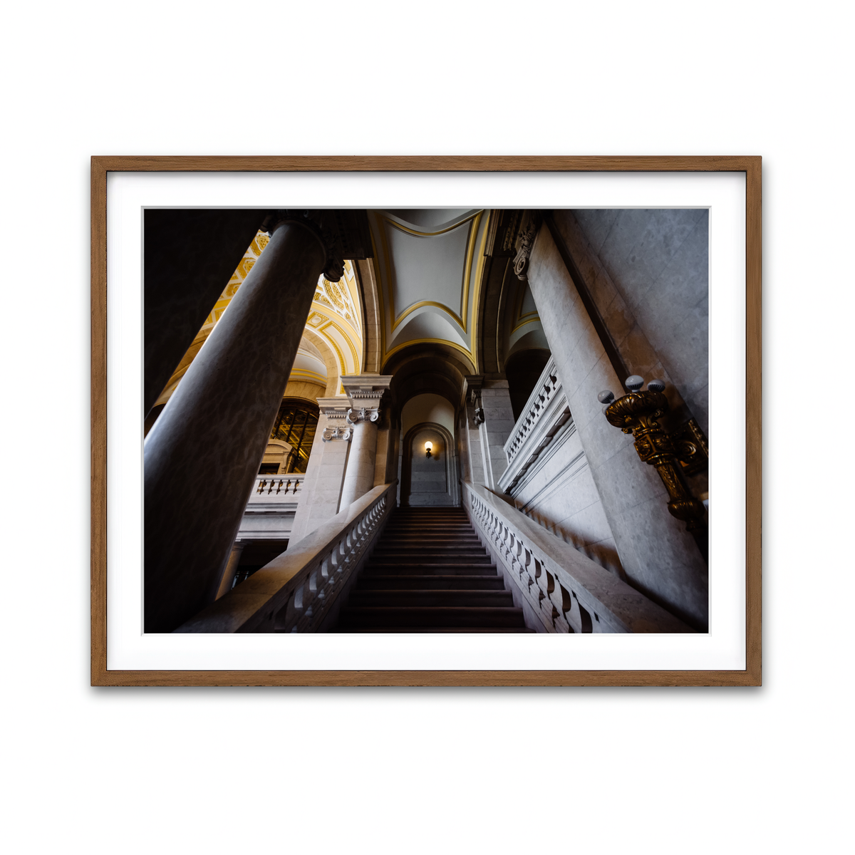 Framed Print 4x3 Walnut