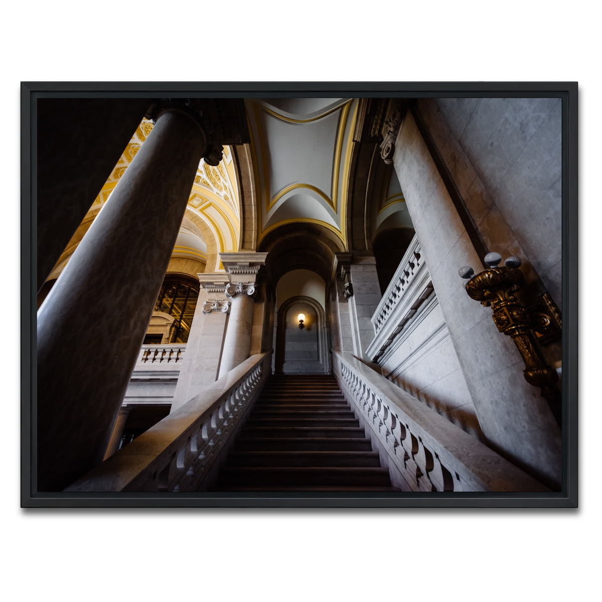 AUTO-MOCKUP WHITE | Connecticut State Library | 1 Piece | Black Framed Canvas | group=4x3