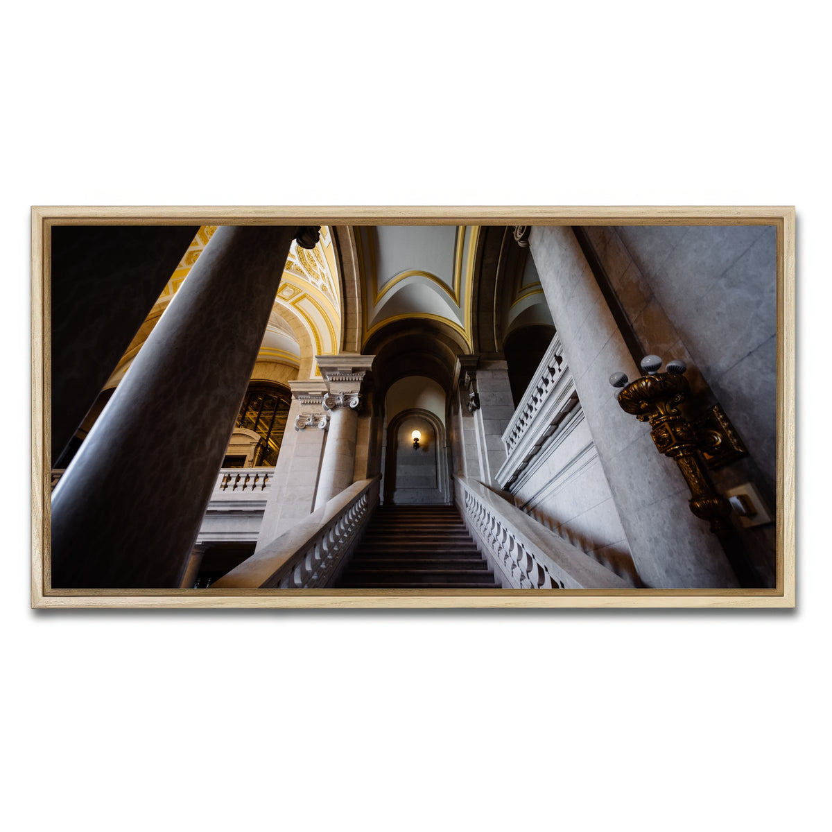 AUTO-MOCKUP WHITE | Connecticut State Library | 1 Piece | Natural Framed Canvas | group=2x1