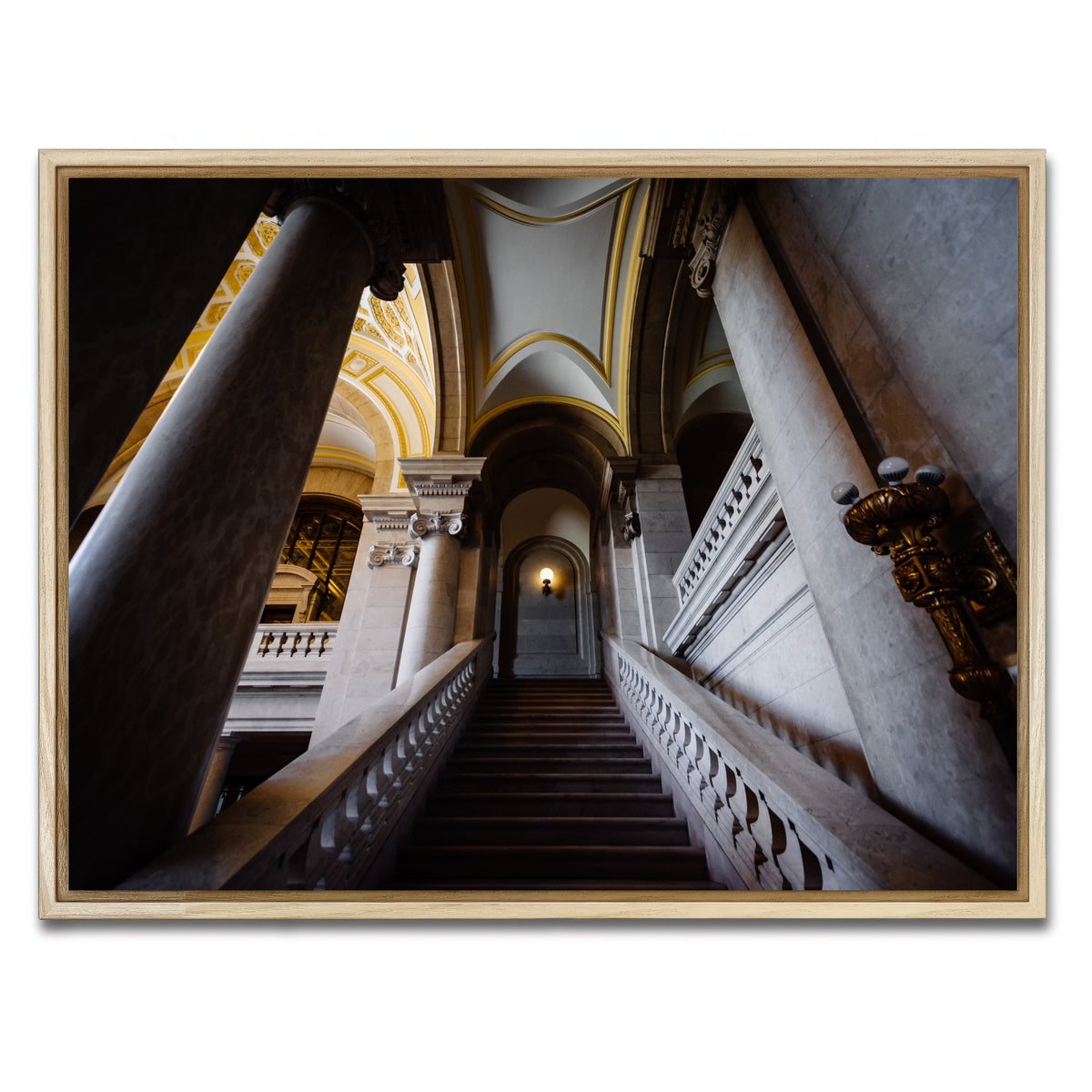 AUTO-MOCKUP WHITE | Connecticut State Library | 1 Piece | Natural Framed Canvas | group=4x3
